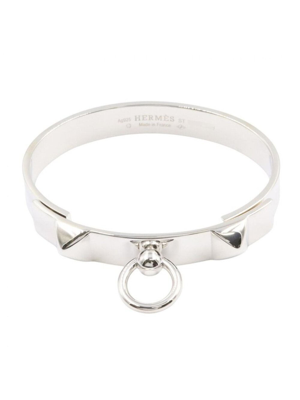 Hermes Bracelet Collier de Chien PM 16 925 Sterling Silver